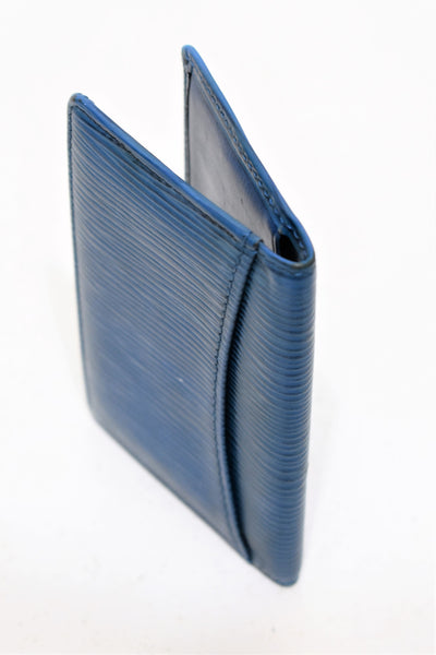 Petite maroquinerie pochette voyage en cuir Louis Vuitton Bleu en Cuir -  31263045