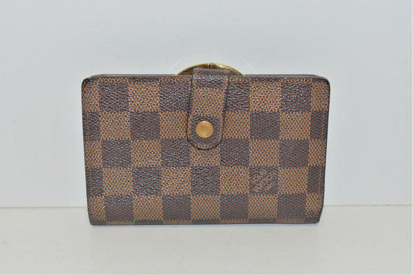 Louis Vuitton Damier Ebene Porte-Monnaie Viennois French Wallet