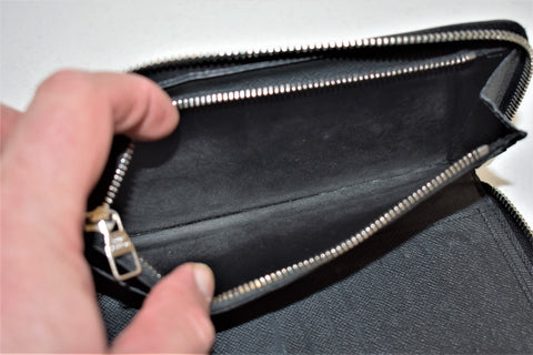 Louis Vuitton Taiga M32832 Zippy Coin Purse Vertical Men's Taiga Leather Coin  Purse/coin Case Ardoise